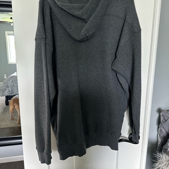 NWT mens 2XL charcoal Hockey hoodie - Up North Trading Co - Picture 4 of 4